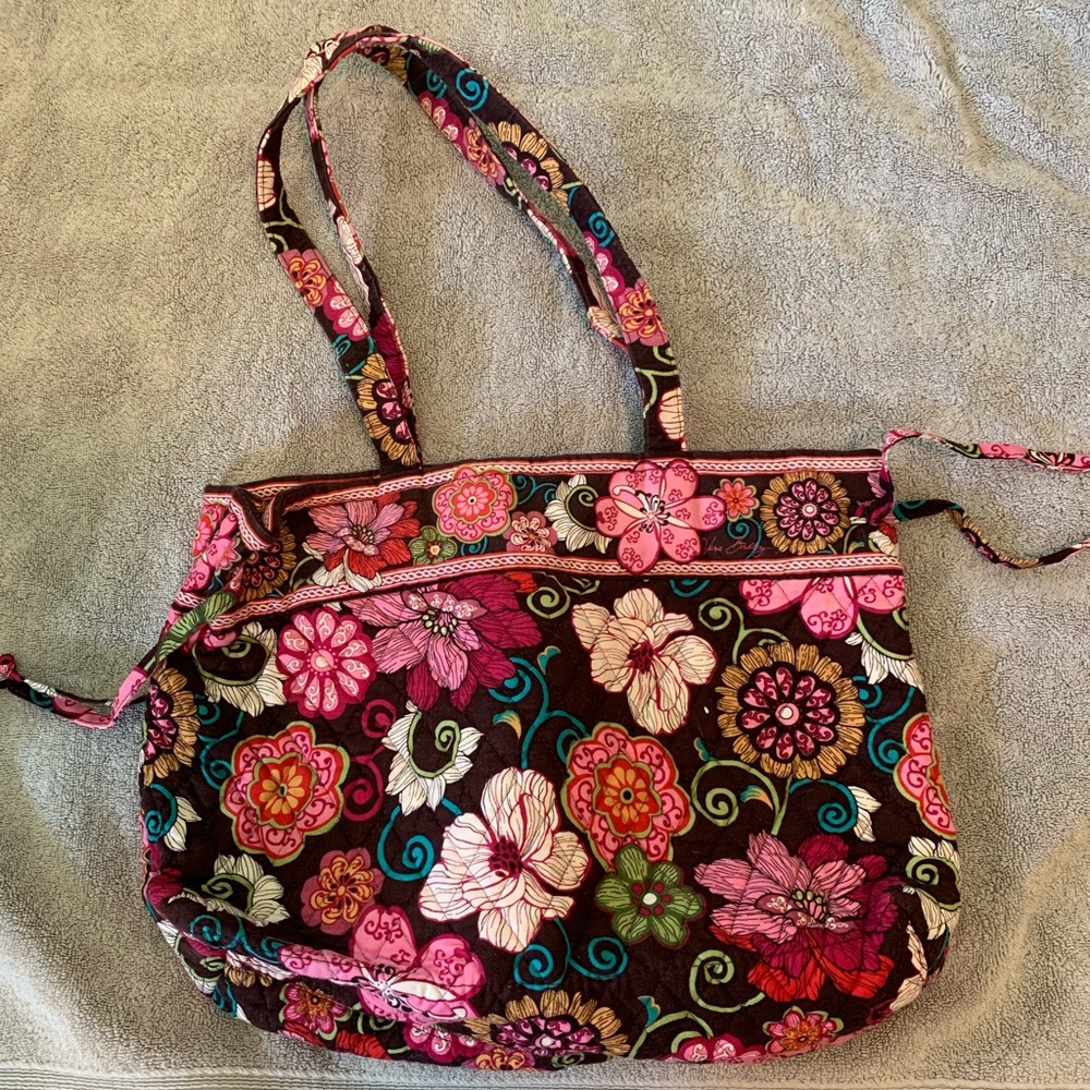 Vera Bradley Mod Floral Pink Tote Bag